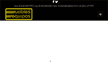 Tablet Screenshot of cablesyequipos.com